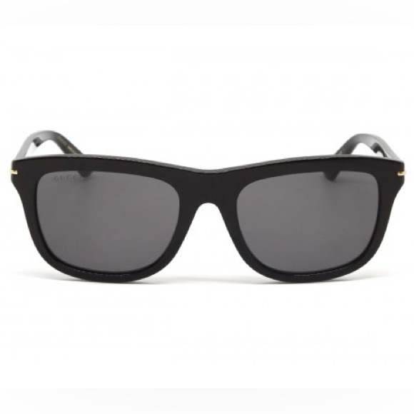 NEW GUCCI SQUARE SUNGLASSES GUCCI GG1444S 001 BLACK GREY EYEWEAR - Picture 2 of 3